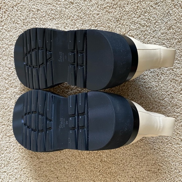 Track Outsole Leather Ankle Boots Size 8 - Picture 17 of 17